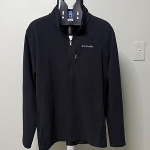 Columbia Black Fleece Quarter-Zip Jacket